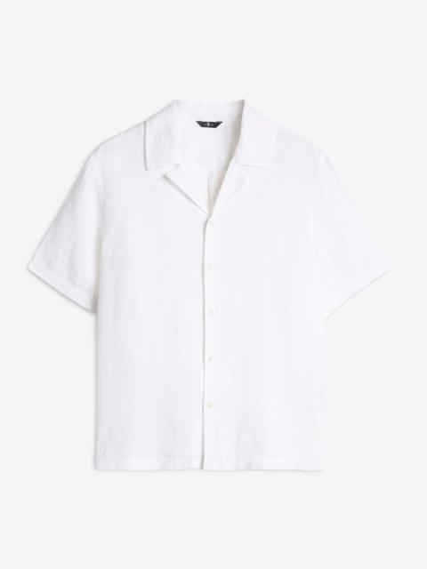 Linen Camp Shirt in White