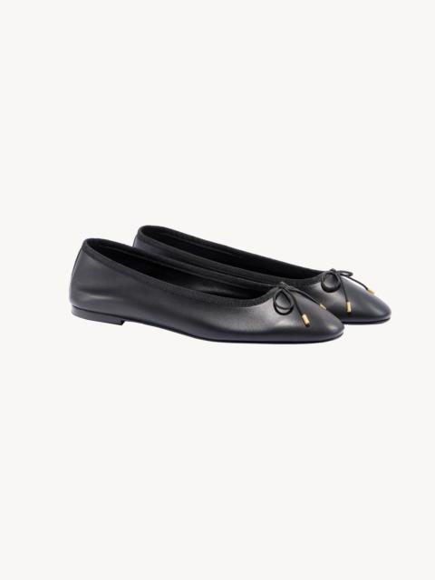 LEATHER BALLET FLAT