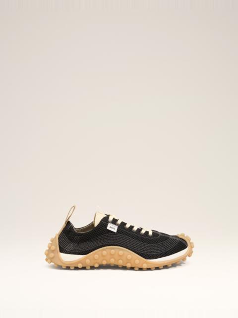 BLACK MESH LOW TOP MIRAGE SNEAKERS