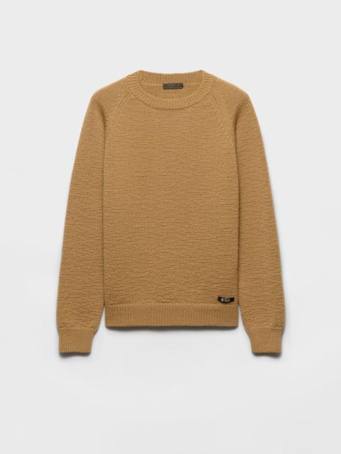 Wool crew-neck sweater