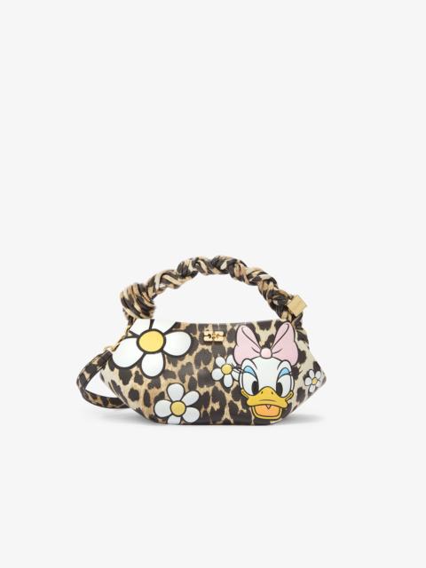 GANNI X DISNEY DAISY DUCK LEOPARD MINI BOU BAG