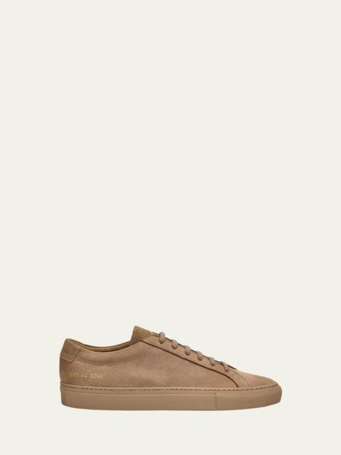 Men's Achilles Nubuck Low-Top Sneakers