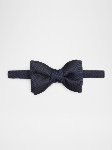 Men's Silk Zig-Zag Bow Tie