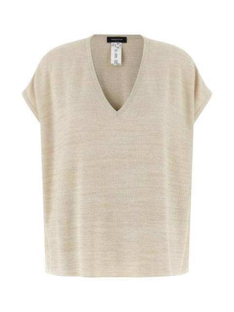 Lamé thread sweater