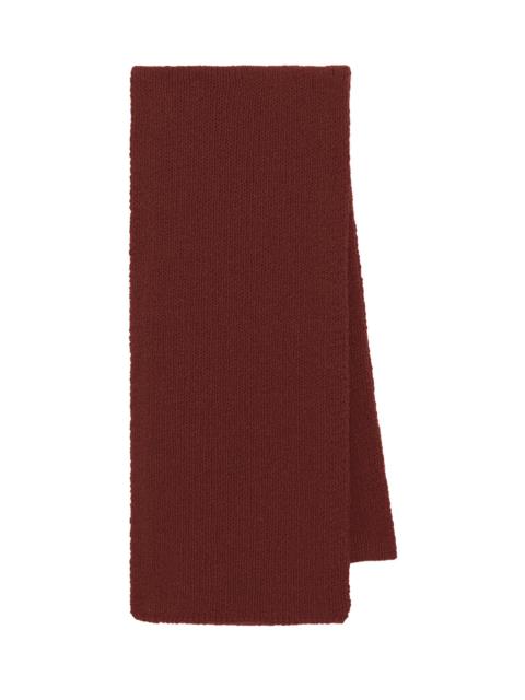 Tulsi Knit Scarf in Burnt Sienna Cashmere