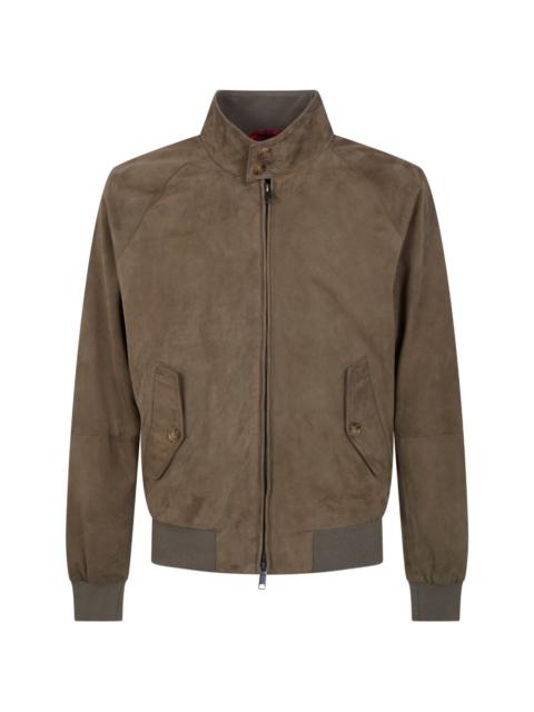 suede bomber jacket