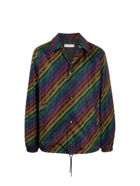 RAINBOW CHAIN NYLON JACKET