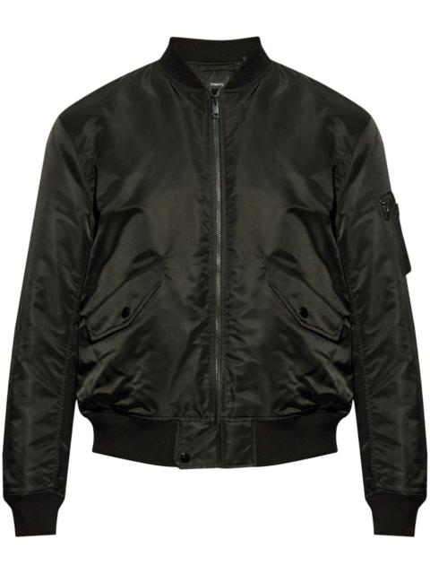 zip-up bomber jacket