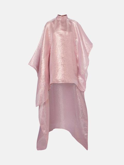 Dallas asymmetric organza kaftan