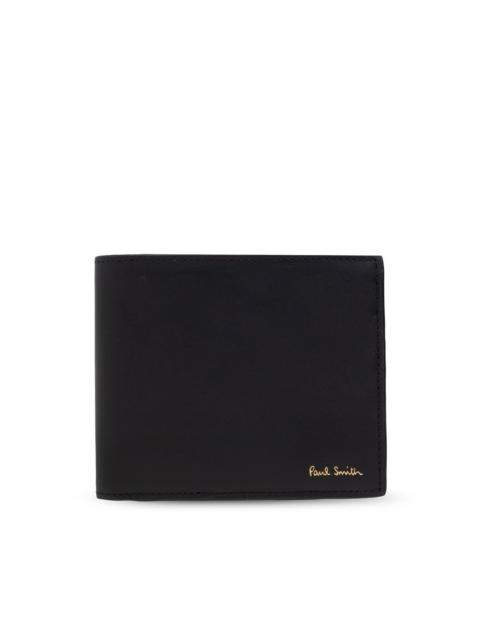 logo-print wallet