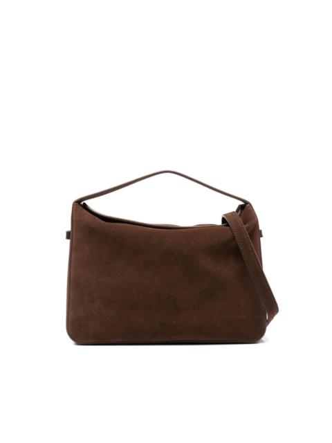 suede tote bag