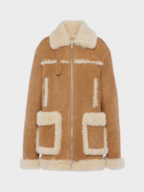 Shearling caban