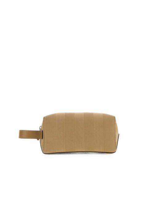 Lui stripe-pattern wash bag