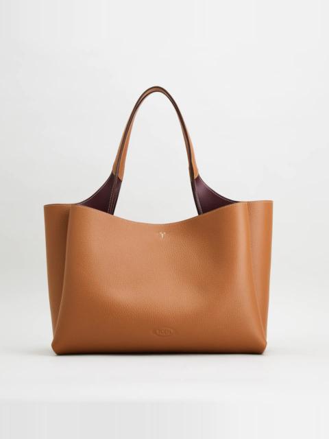 LEATHER BAG MEDIUM - BROWN
