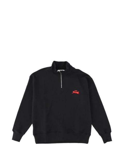 quarter-zip rabbit sweatshirt