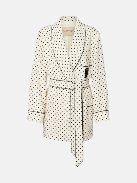 Plus De Pois belted jacket