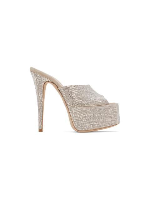 Beige Marina Heeled Sandals