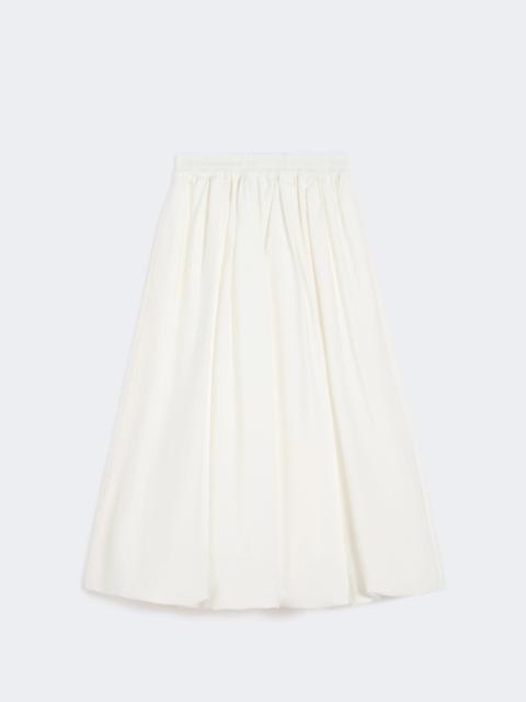 Cotton balloon skirt - IVORY