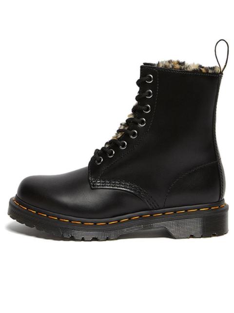 (WMNS) Dr. Martens 1460 Serena Leopard Black Martin boots 26239021