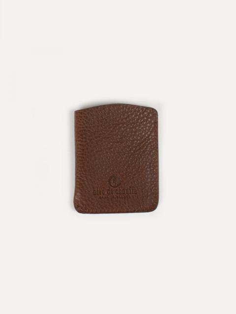 INTRO BUSINESS CARD HOLDER  -  AMBER BROWN