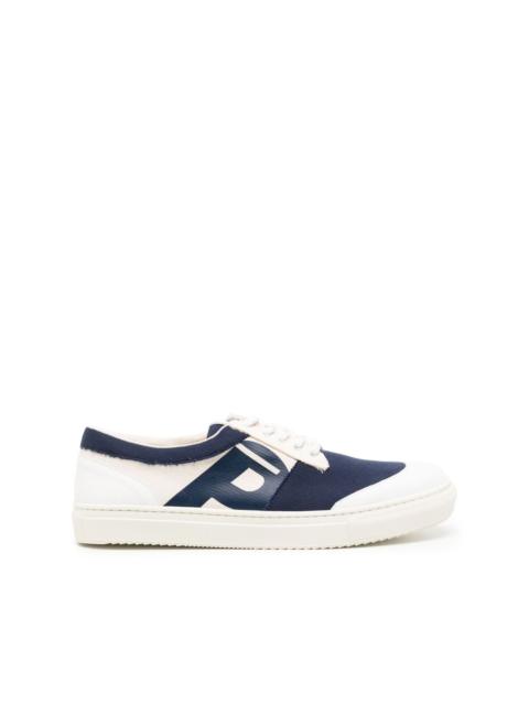 logo-print low-top sneakers