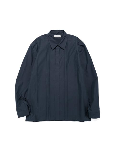 Pleated Shirt Navy