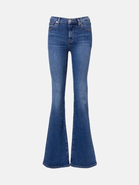 The Icon Long mid-rise flared jeans