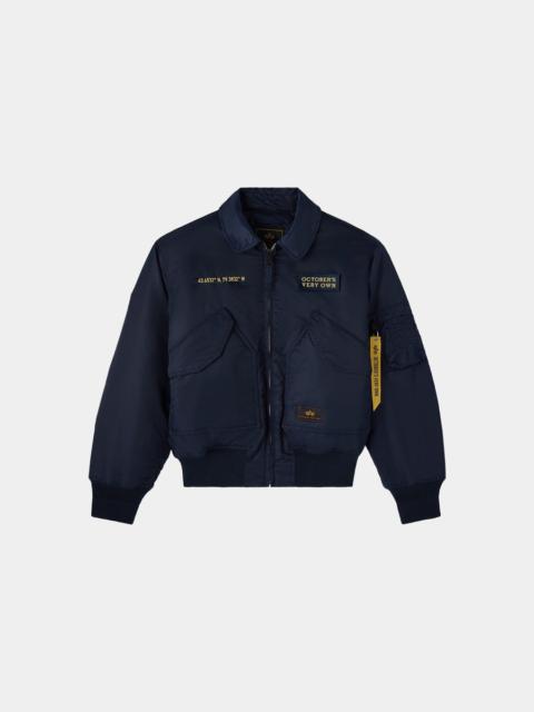OVO x ALPHA CWU 45/P BOMBER JACKET