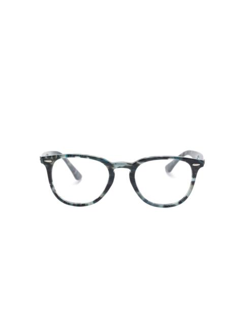 square-frame glasses