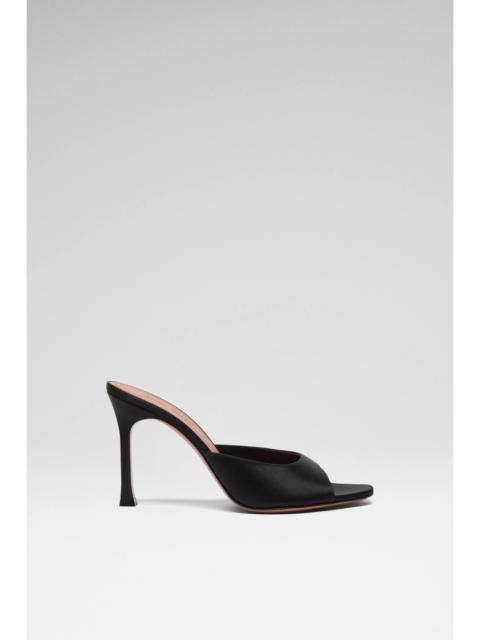 ALEXA SLIPPER BLACK SATIN