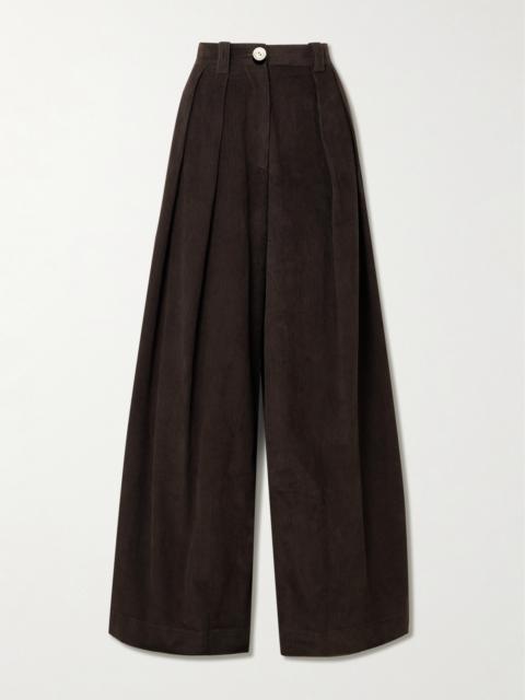 Eilidh Cotton-corduroy Wide-leg Pants