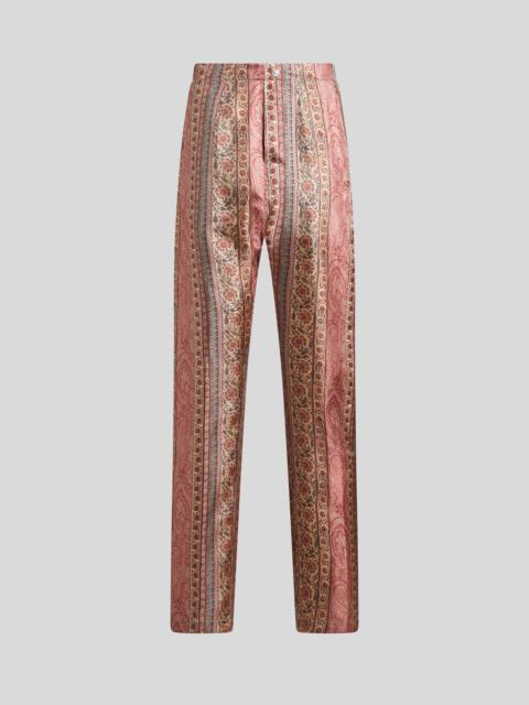 SILK PYJAMA-STYLE TROUSERS