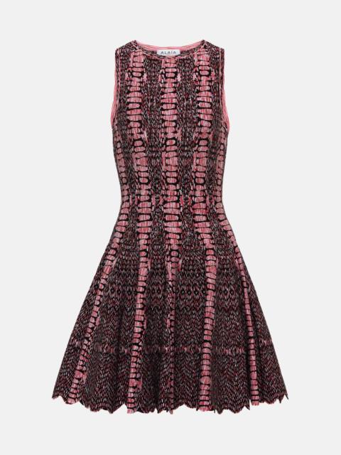 Jacquard minidress