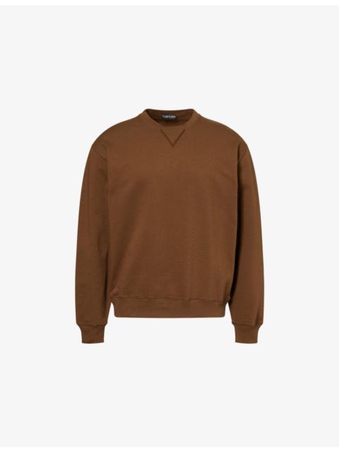 Relaxed-Fit Crew-Neck Cotton Sweatshirt