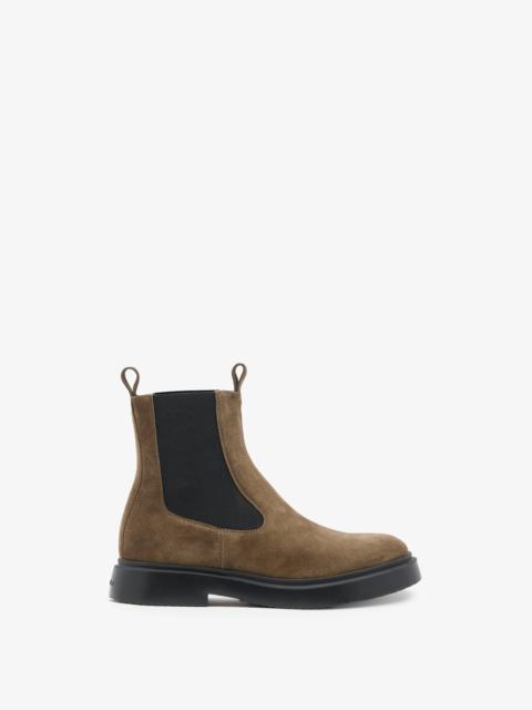 Bank Chelsea Boots in Calf Suede