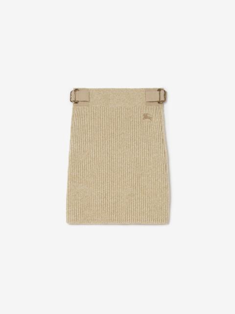 Wool Cashmere Mini Skirt