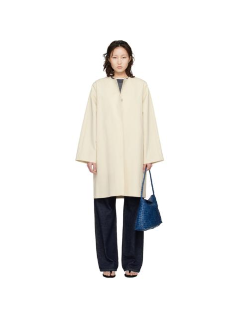 Beige Merill Cotton Gabardine Coat