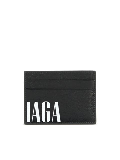 logo-print card holder