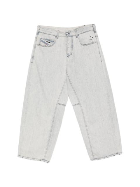 distressed denim jeans