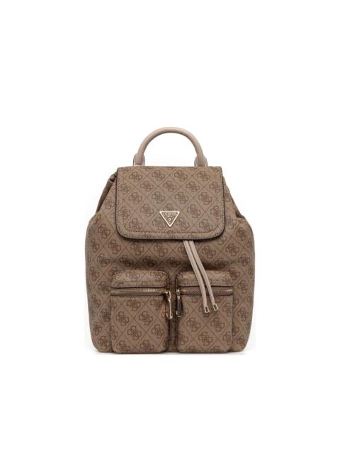 Manhattan monogram flap backpack