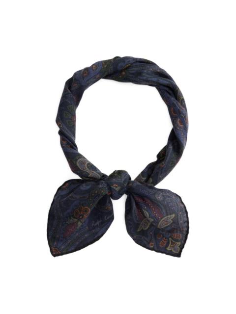 paisley-pattern neckerchief