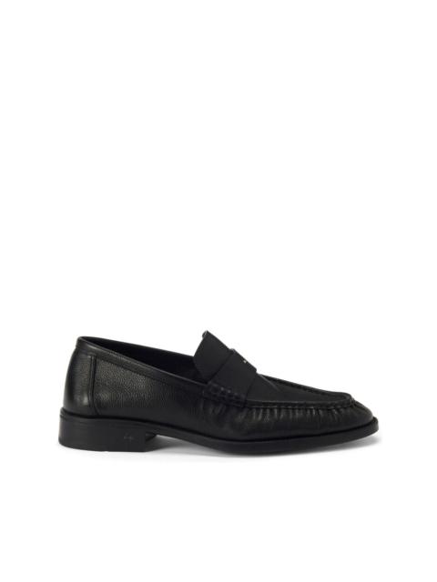 Weeston almond-toe leather loafers