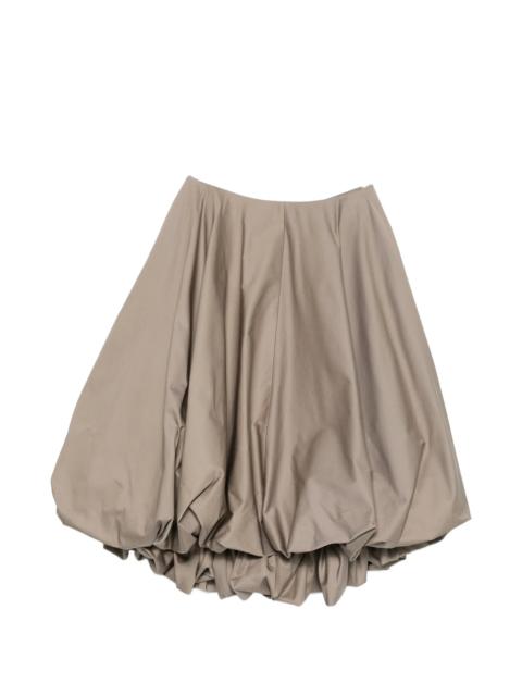 Balenciaga Gathered Midi Skirt
