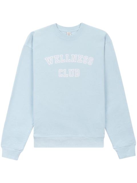 Wellness Club crew-neck sweatshirt