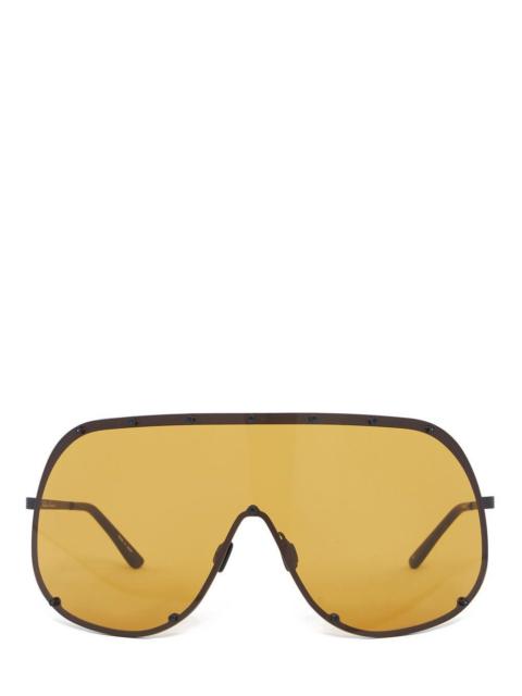 Black & Yellow Shield Sunglasses