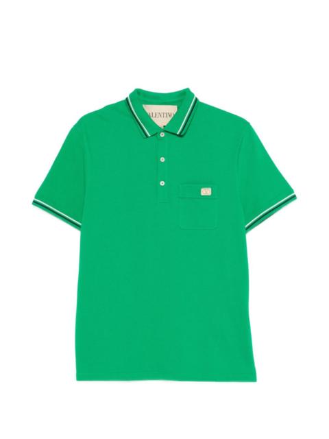 pocket trim polo T-shirt