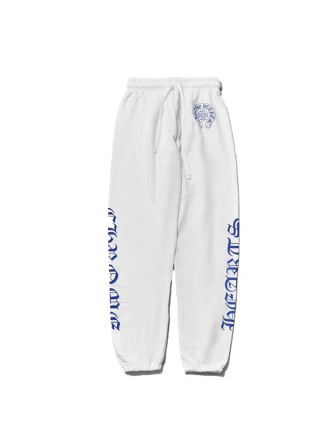 Horseshoe Logo Sweatpants "White/Blue"