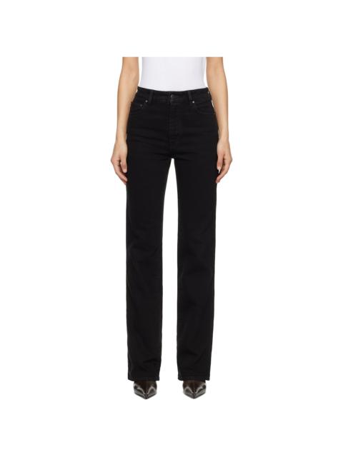 Black MA Quad Patch Slim Jeans