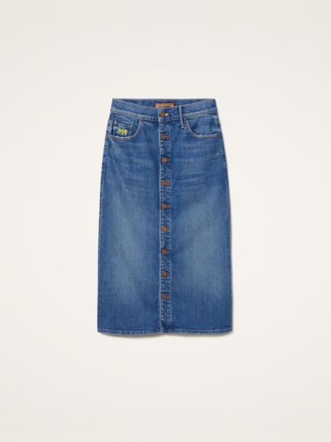 The Button Front Vagabond Midi Skirt