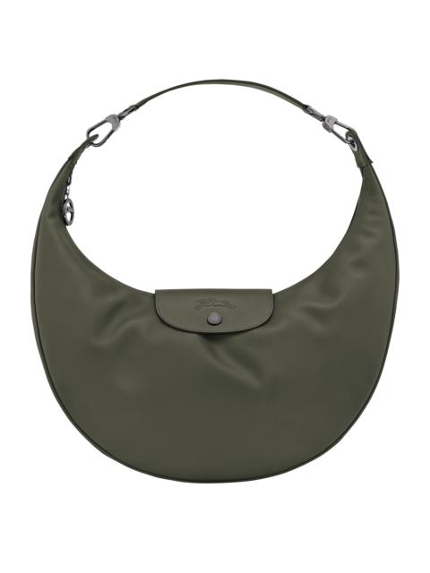 Le Pliage Xtra Shoulder bag Fir - Leather